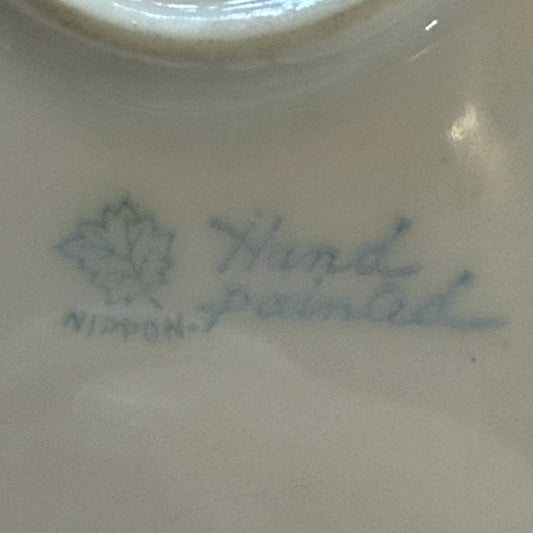 VTG Hand-painted Nippon Square Dish, 10.25"W x 8.5"D x 1.5"H