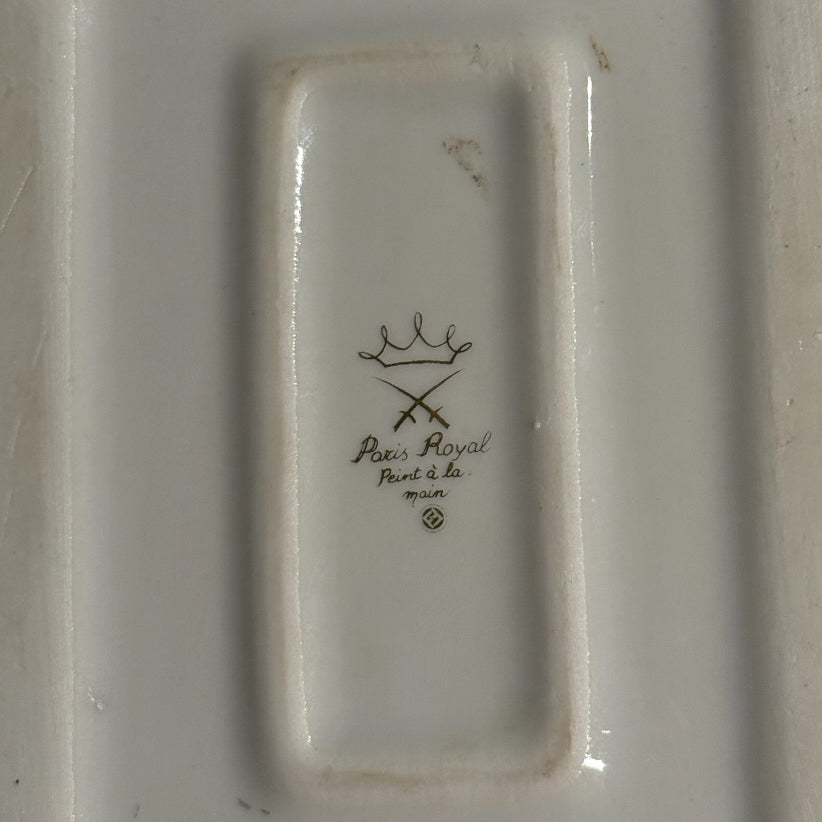 VTG Paris Royale book shaped trinket box, 5.5"L x 4"W x 1.5"H