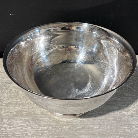 VTG Gorham Silverplate Extra Large Punch Bowl, 12"Dia x 6"H