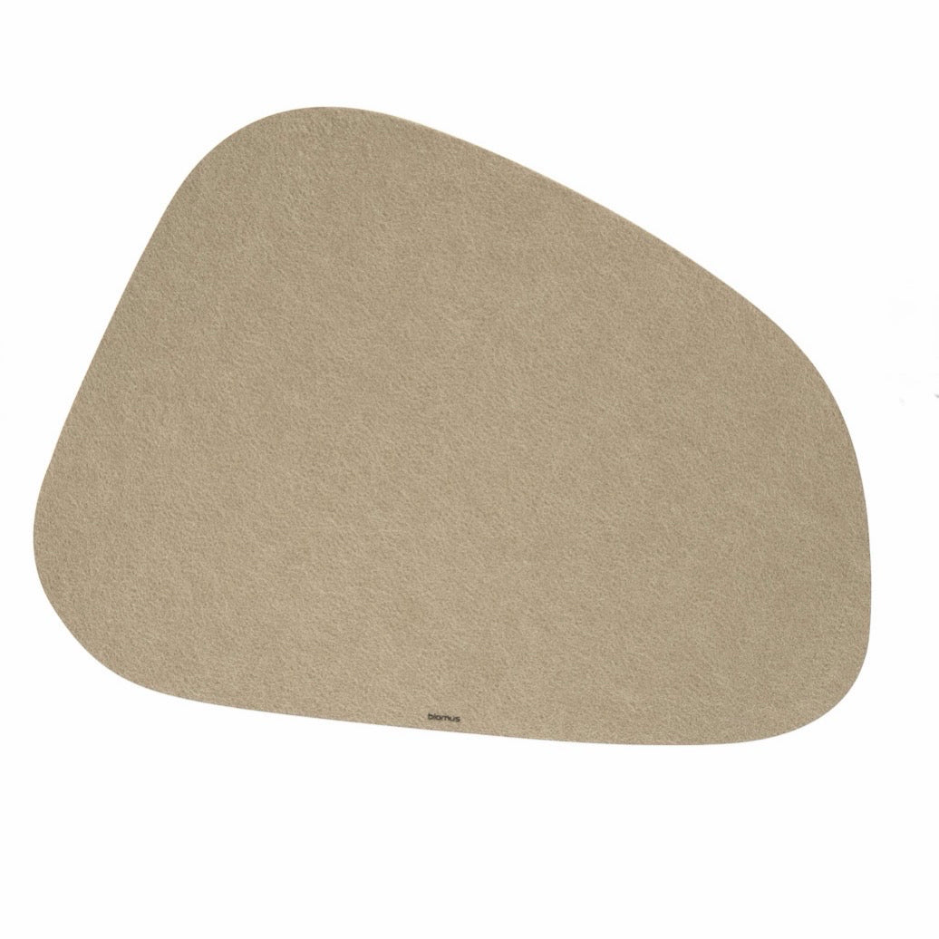 LAGONA Felt Placemats (Set of 4), Fungi, 18.9"W x 14.2D x .2"H
