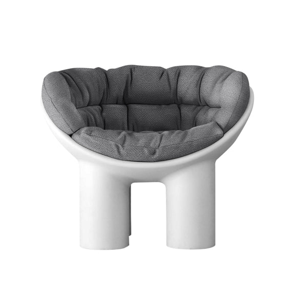 DRIADE Roly Poly chair, gray cushion