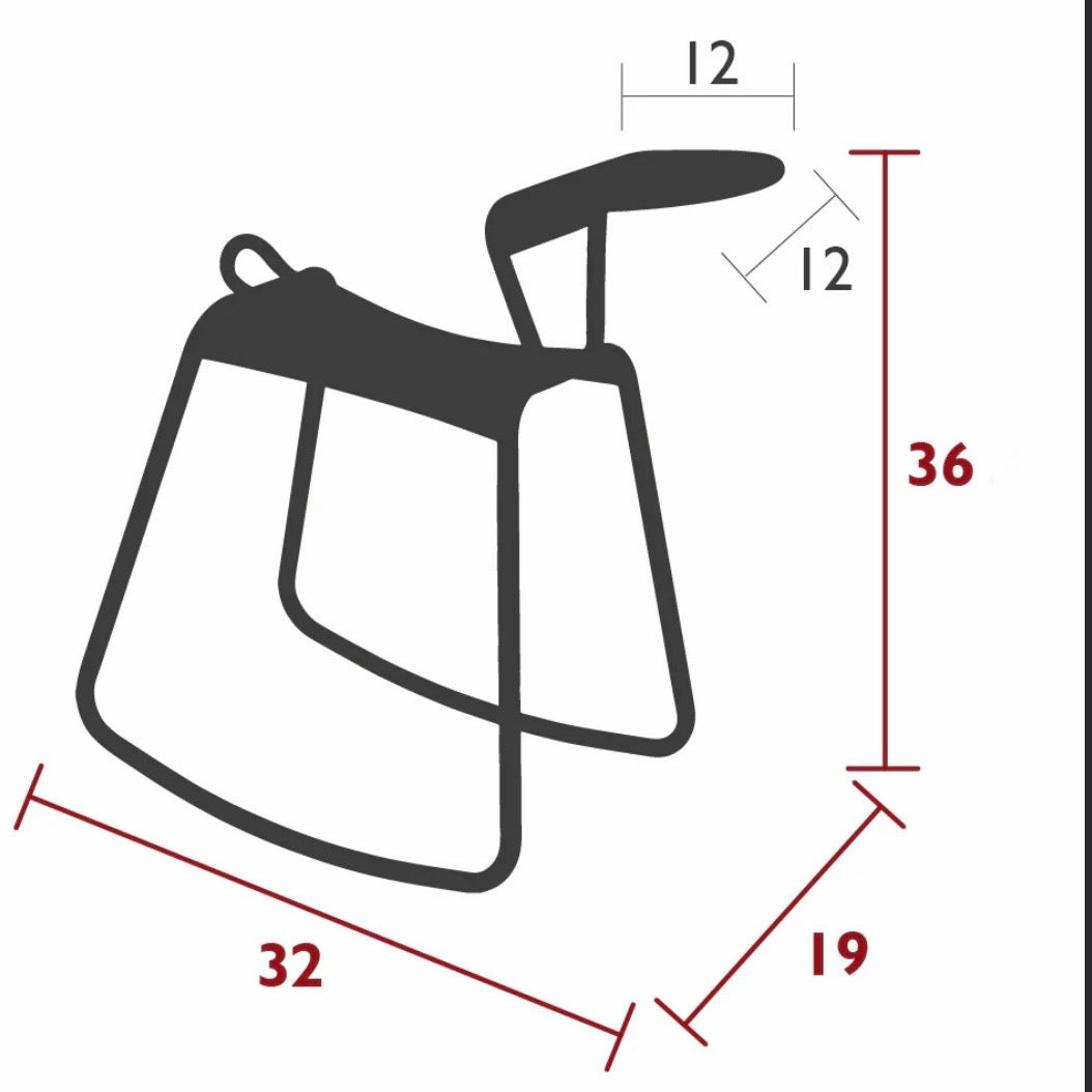 Adadesk Rocking Desk, Rosemary, 32"D x 19"W x 36"H