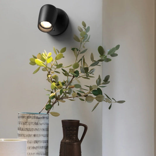 Koto Reading Wall Sconces, Black, 4.3"W x 6.5"D x 4.3"H