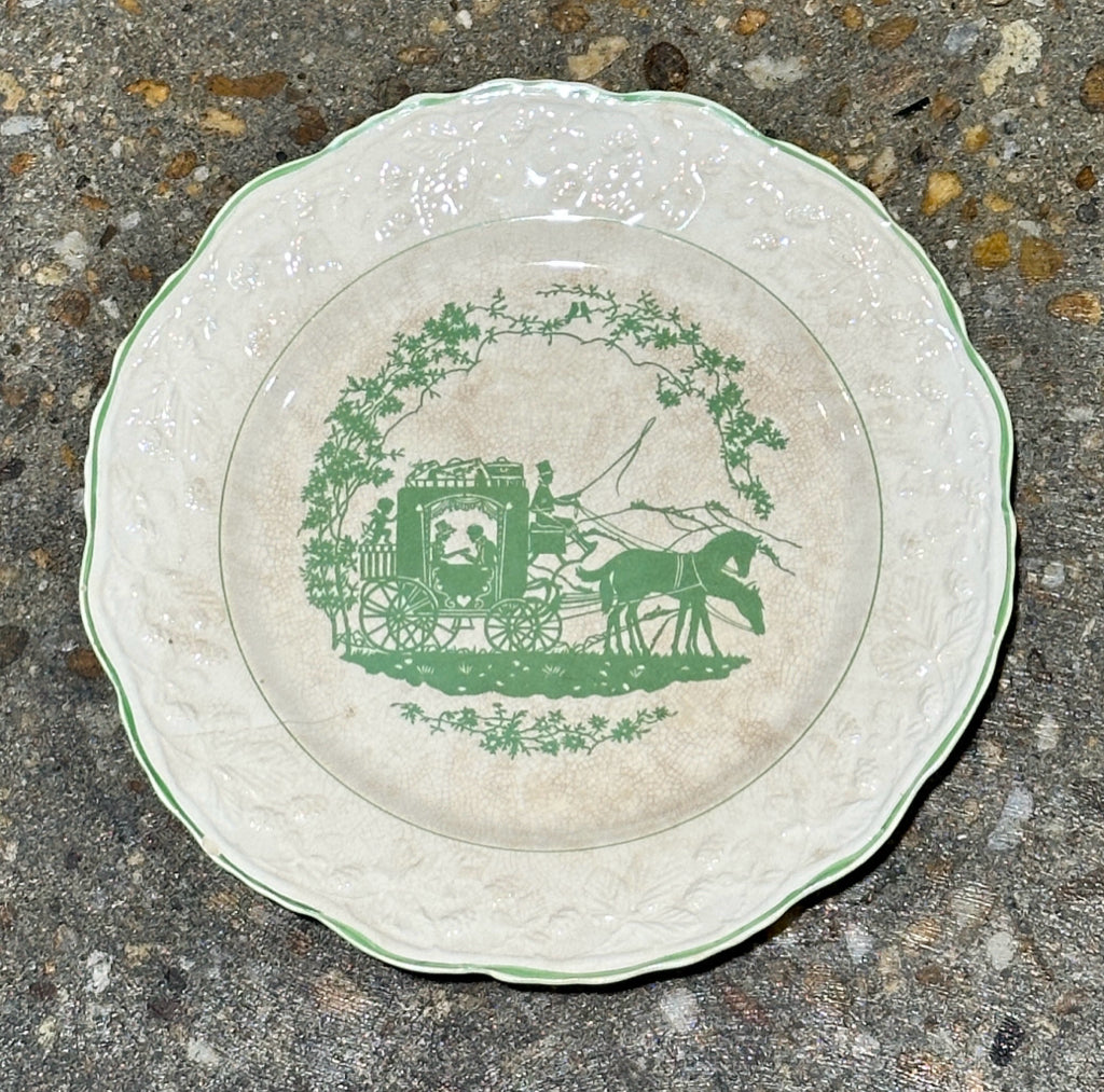 Vintage English Brambleberry plate, as is, 10"D