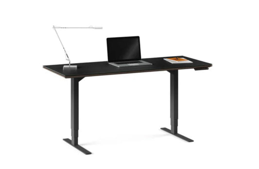 NIB Sequel 20 Lift Desk, charcoal ash, assembly req'd,60" W x 24" D x 24.75"H