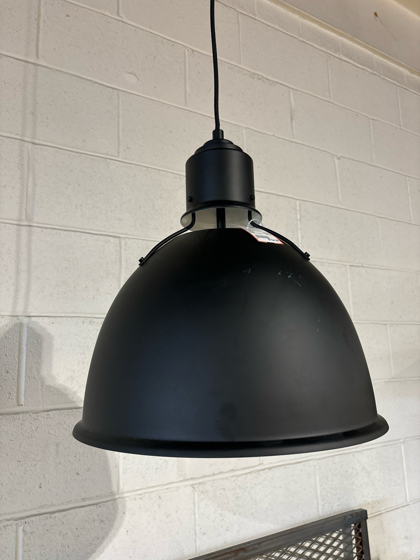 Industrial Black - 1 Light Pendant 17Hx15W