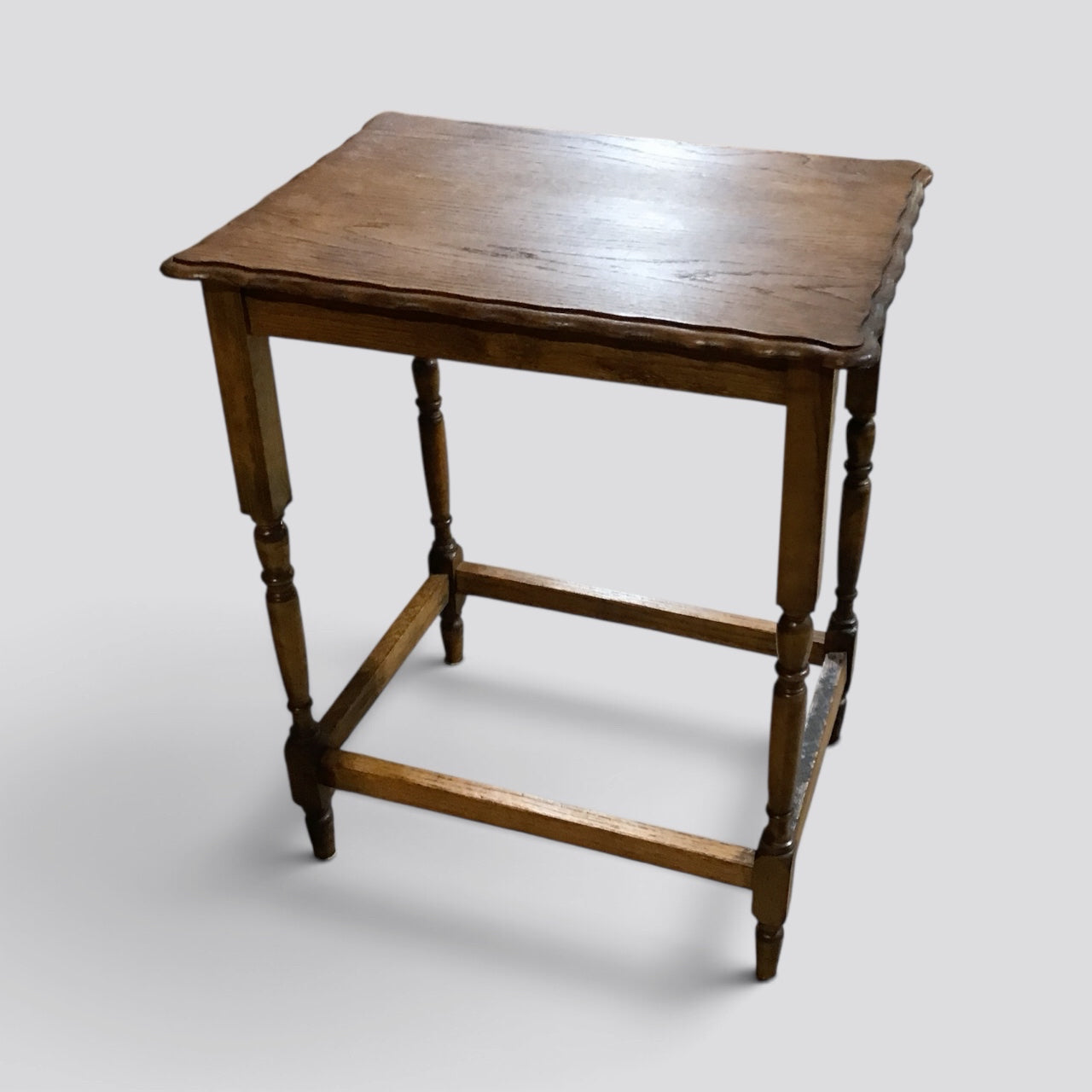 20th Century Oak Side Table 23"W x 17"D x 28"H