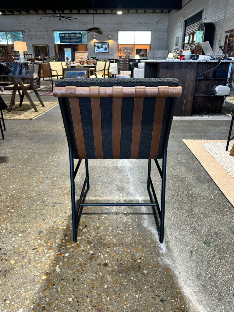 NEW Vail Dining Chair, Charcoal Boucle,18.5"x14"x31.5"H