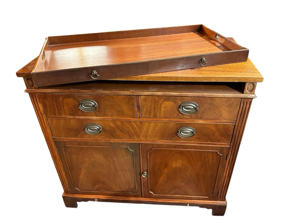 Vintage Drexel Heritage cabinet w/pull out tray, 36"W X 19"D x 34"H