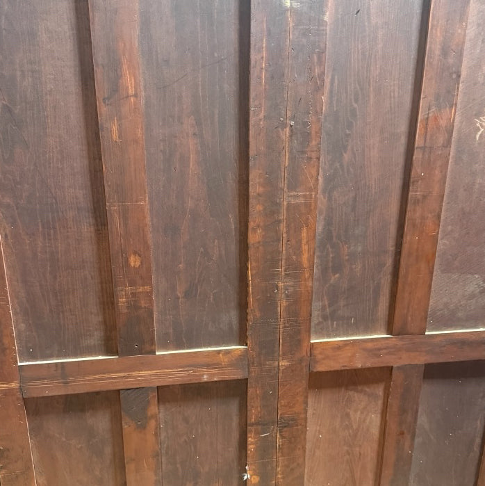 ATQ (1890-1900) Walnut Bookcase, orig glass/key, 46"W x 16"D x 66"H