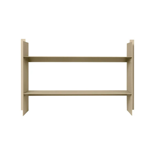 Ferm Living Lager Low Rack/Shelf, Cashmere Iron, 28.3" W x 12" D x 4.5" H