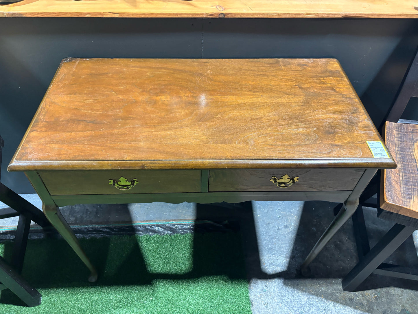 Queen Anne Console 38"W x 19"D x 31"H