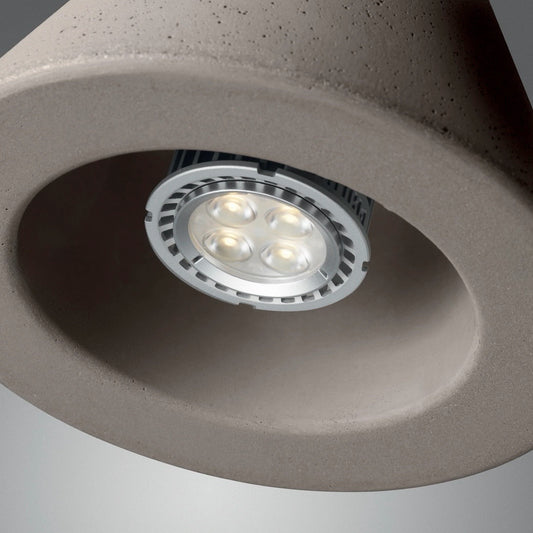 Aplomb LED Mini Pendant Light, Brown, 4.5"W x 7.8"H x cord length 138"