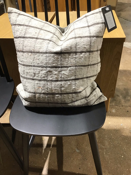 "One of a Kind" Pillow COVER ONLY Windowpane 18"L x 18" W