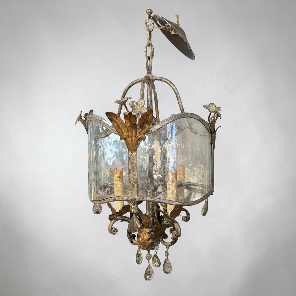 CURREY & CO Pendant Light, 'Zara', Antiqued Gold, 15"W x 19"H
