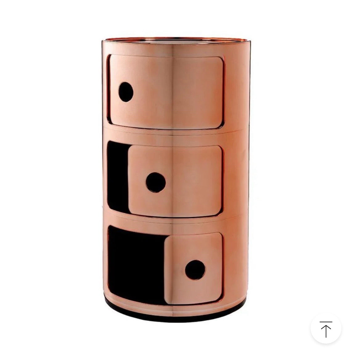 Kartell Componibili Metal Storage, Copper