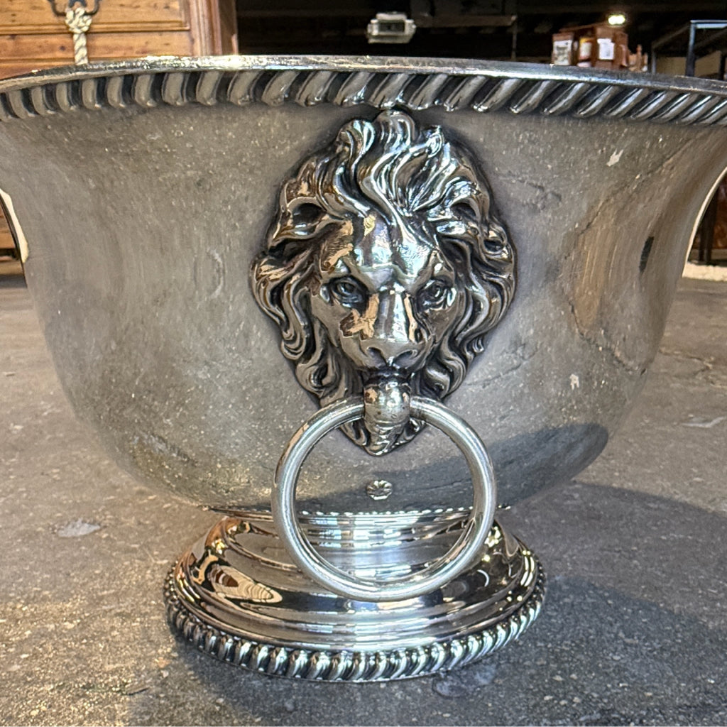 Regency punch bowl/champagne cooler, 10.5"W x 11"L x 6.5"H