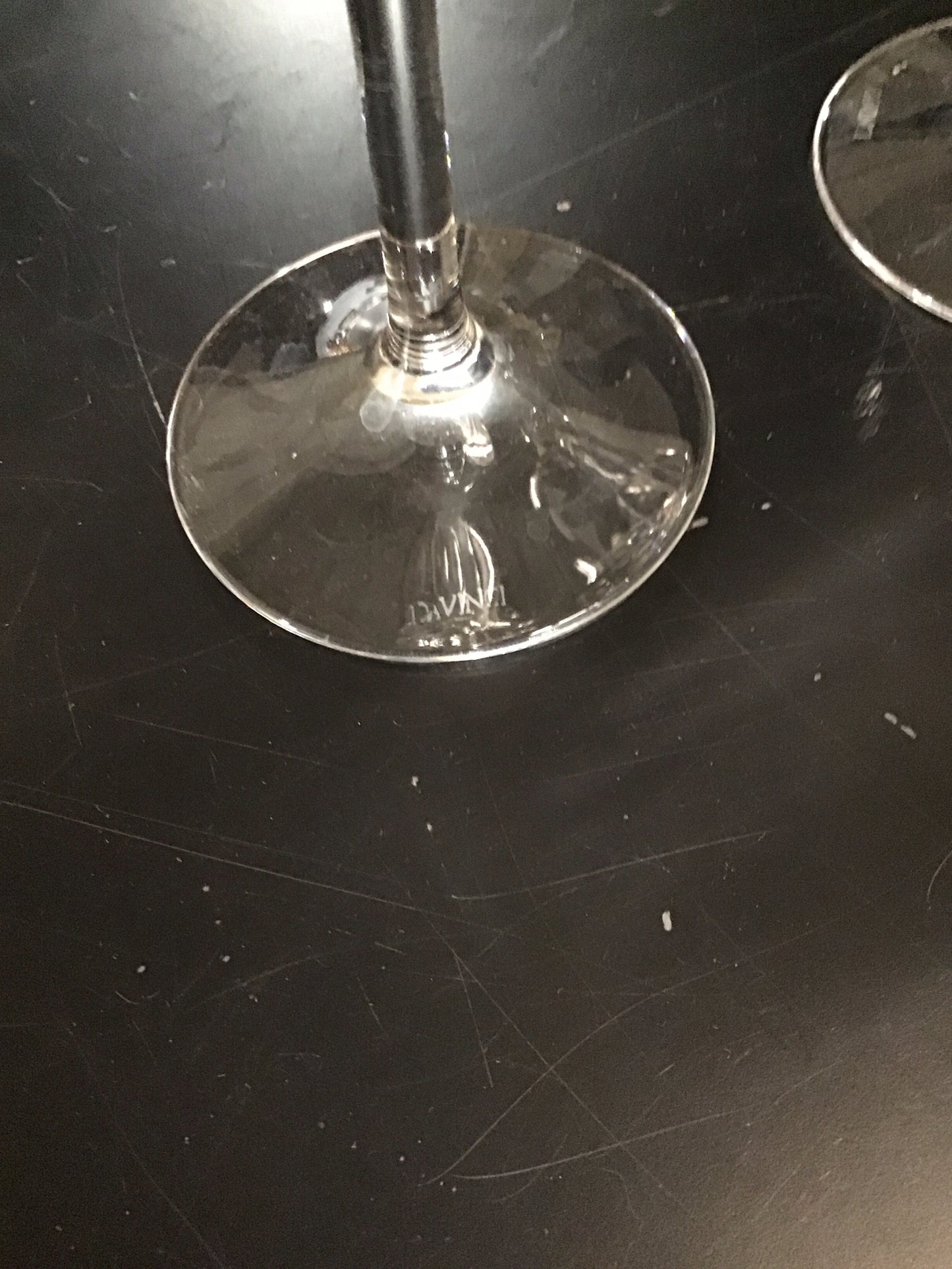 SET Of Four Davinci Crystal Wine Glasses 9.5" H x 3" W