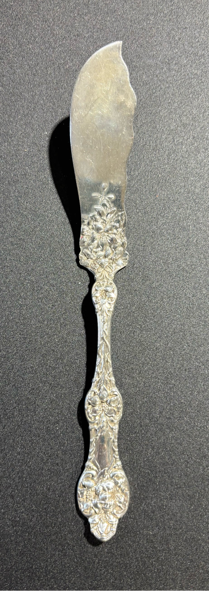Old Orange Blossom Sterling Butter Knife 7.25" L x 1" W x 1" H