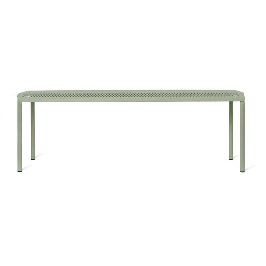 Ferm Living Dapple Outdoor Bench, Tea Green, 51.2"W x 15.7 "D x 17.7