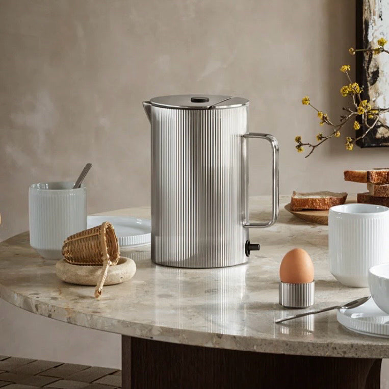 Georg Jensen Bernadotte Electric Kettle, Stainless Steel, 5.5"Dia x 9.8"H