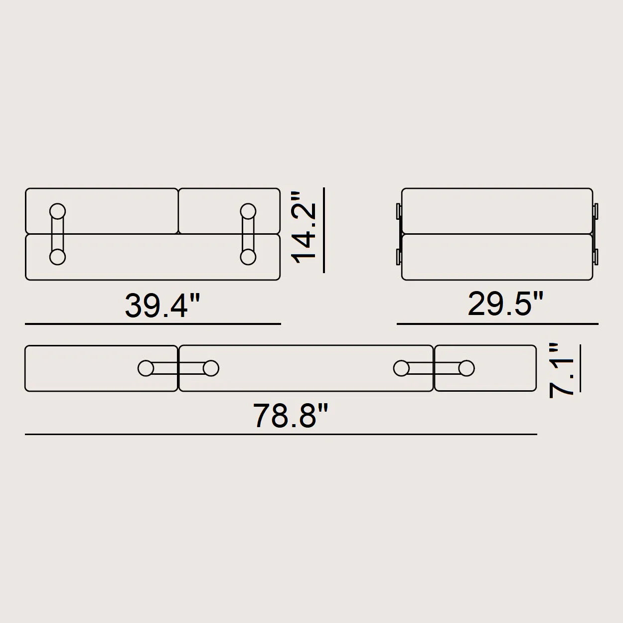 Kartell x Liberty Trix Outdoor Chaise Lounge, Obi Check Rust, Weather-Proof
