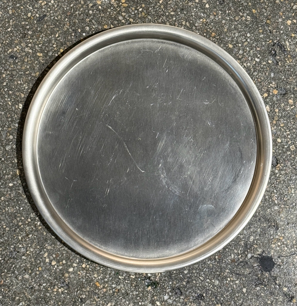 Stainless tray, 11.25"Dia