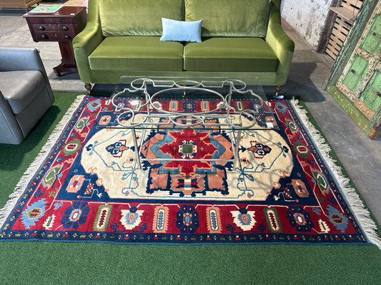 Traditional Turkish rug, wool, 5'10"x7'5"