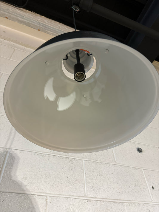 Industrial Black - 1 Light Pendant 17Hx15W