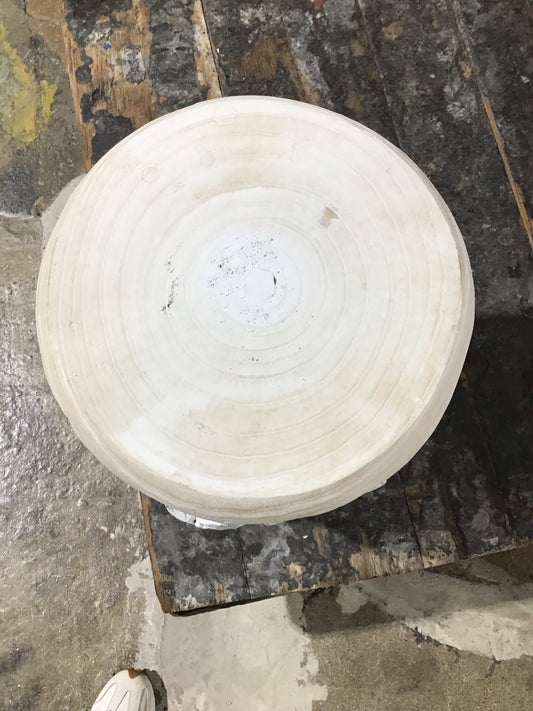 Wood Tree Branch Stool 14" Diameter x 18.5" H