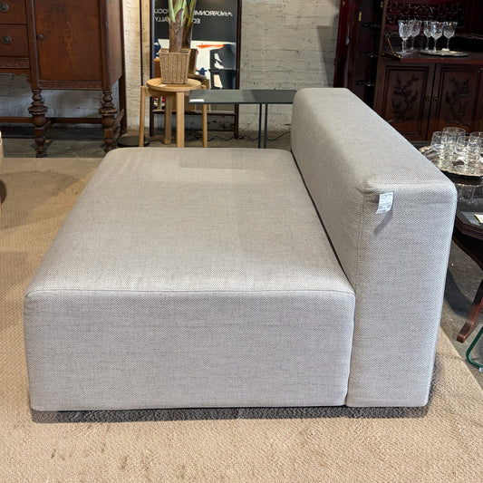 MODLOFT Armless Chair, gray, 43" W x 42" D x 31" H
