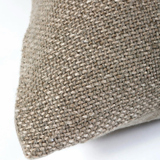 NEW Hendrick Pillow, Sand, Linen front, Cotton back, 40"W x 14"H