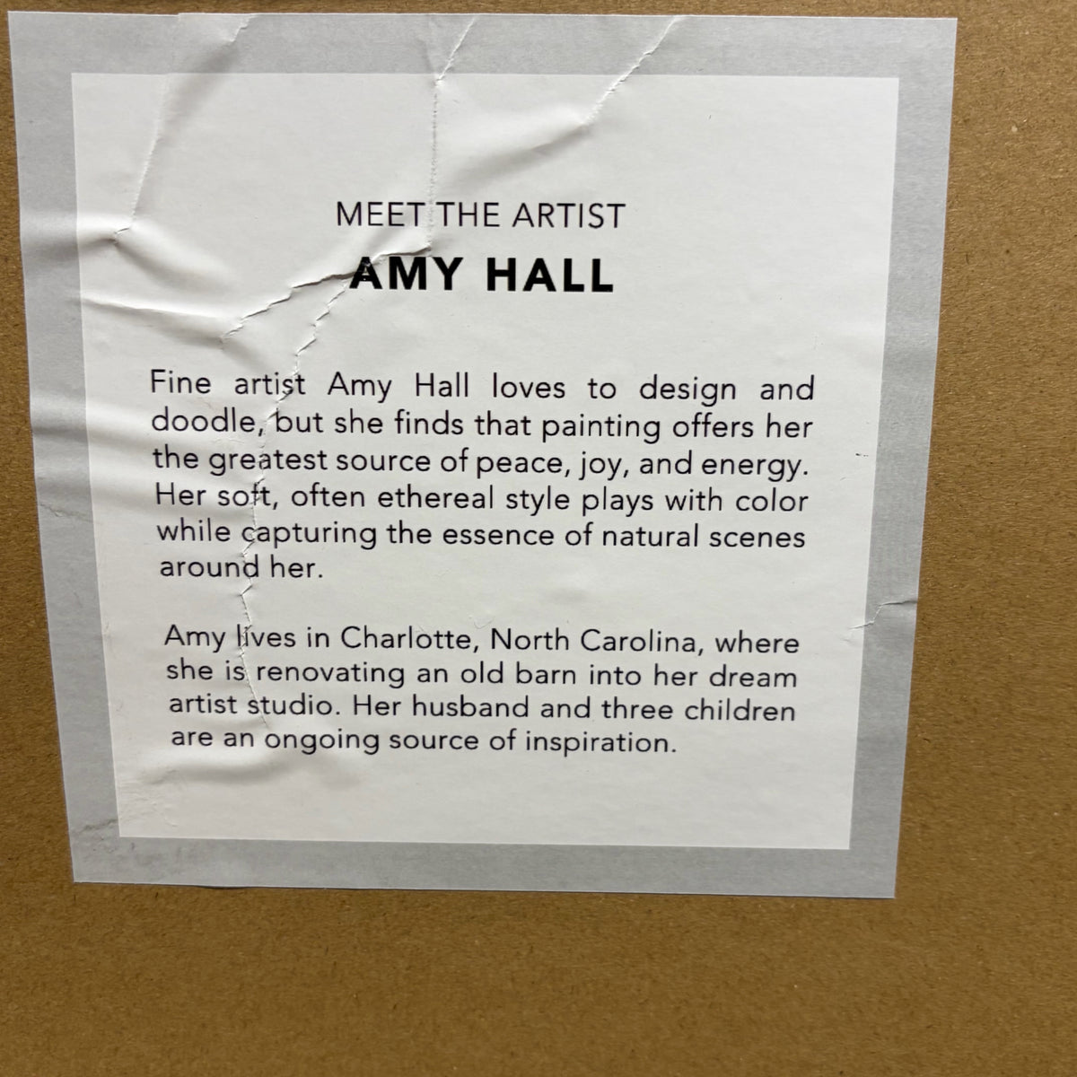 Amy Hall Framed Wall Art Print, 32"Square