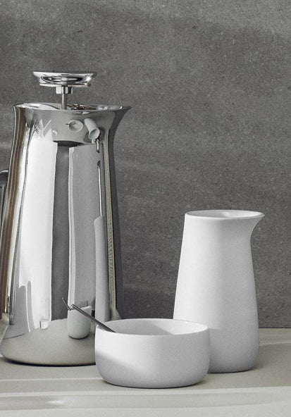 NIB Norman Foster French Press, chrome