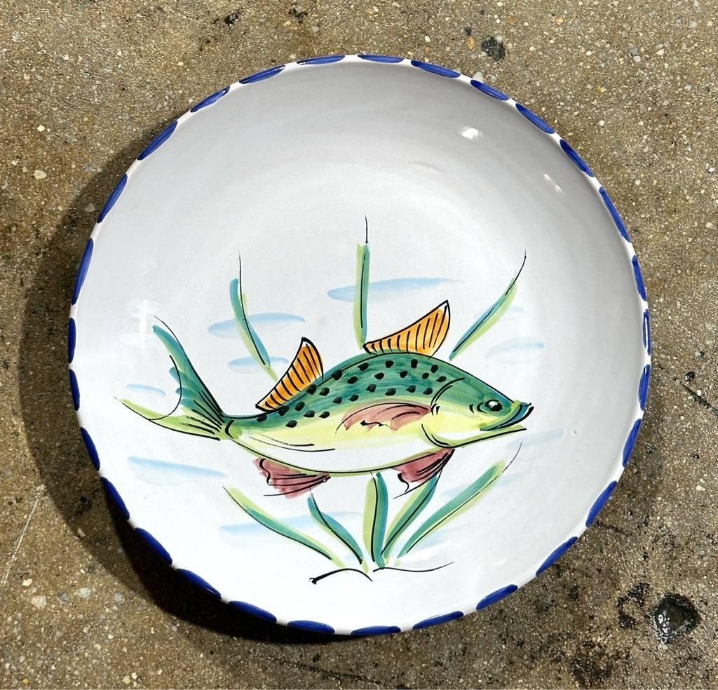 Retired VIETRI decorative bowl, 15"D