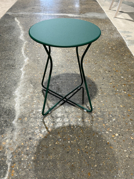 NEW Fermob Cucotte stool, green, 13.5" W x 13.5"D x 18"H