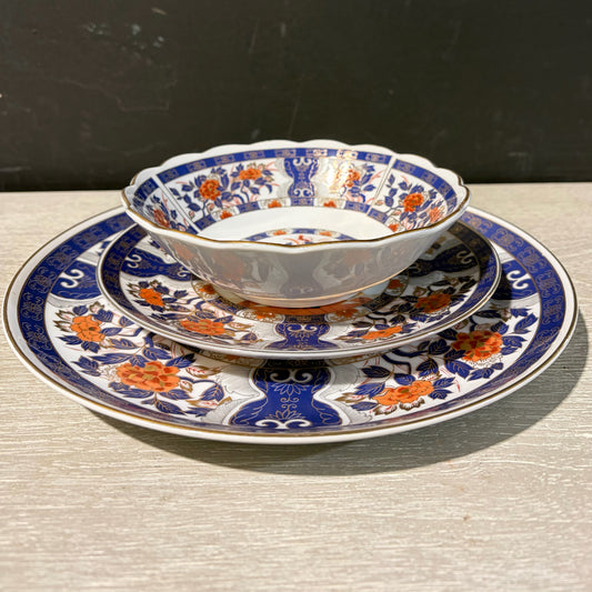 2 - 3 Piece Place Setting, "Flower Garden" by Heygill Imports, 10.5" Plate