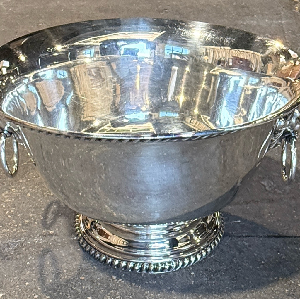 Regency punch bowl/champagne cooler, 10.5"W x 11"L x 6.5"H