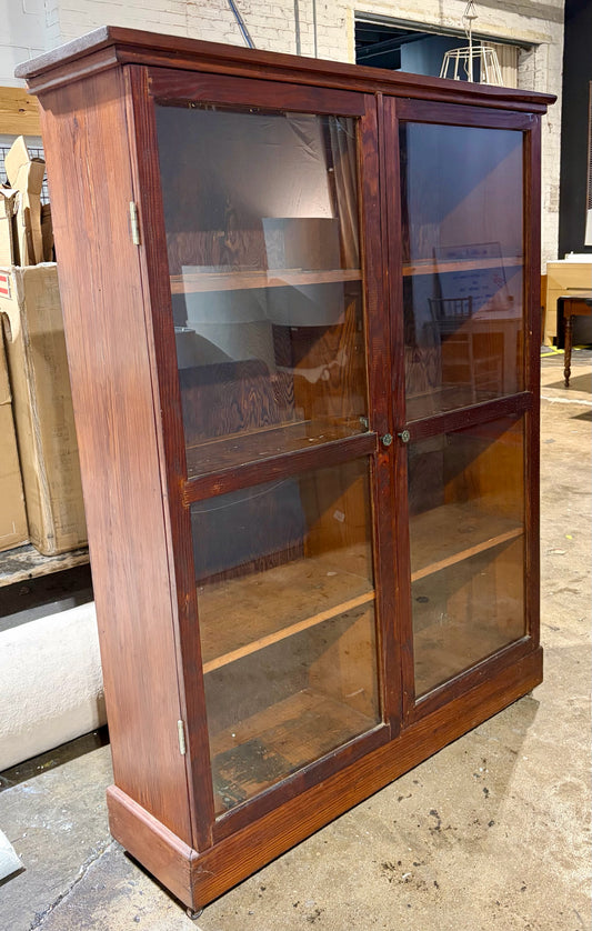 VTG Double Door Display Cabinet, 47.5"W x 13"D x 62"H (AS IS)