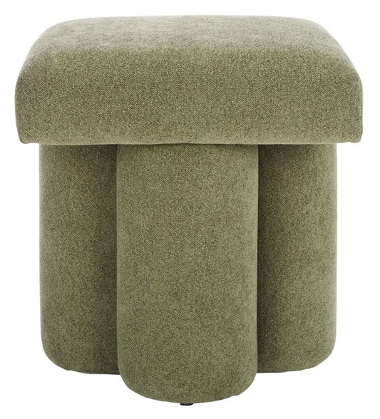 Farq Square Top Ottoman, 16.9" W x 16.9" D x 18.1" H
