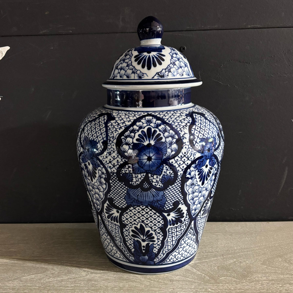 Blue & White Ginger Jar