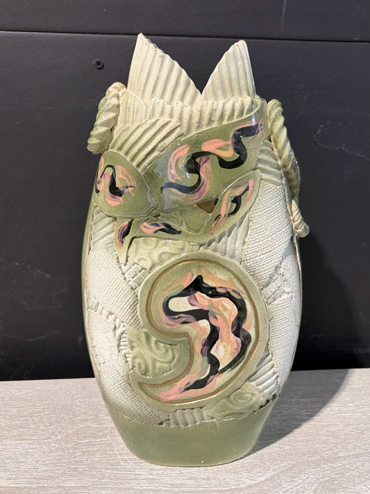 Gail Markiewicz Vase, 6.5"W x 3.5"D x 12.75"H