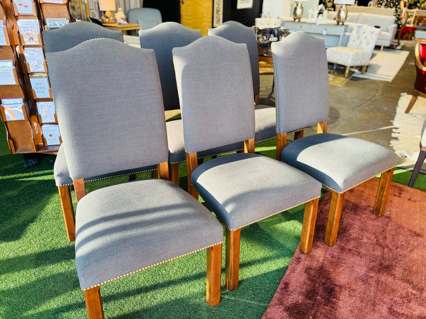 SET 6 Ethan Allen Dining Chairs 23" W x 21" D x 43" H