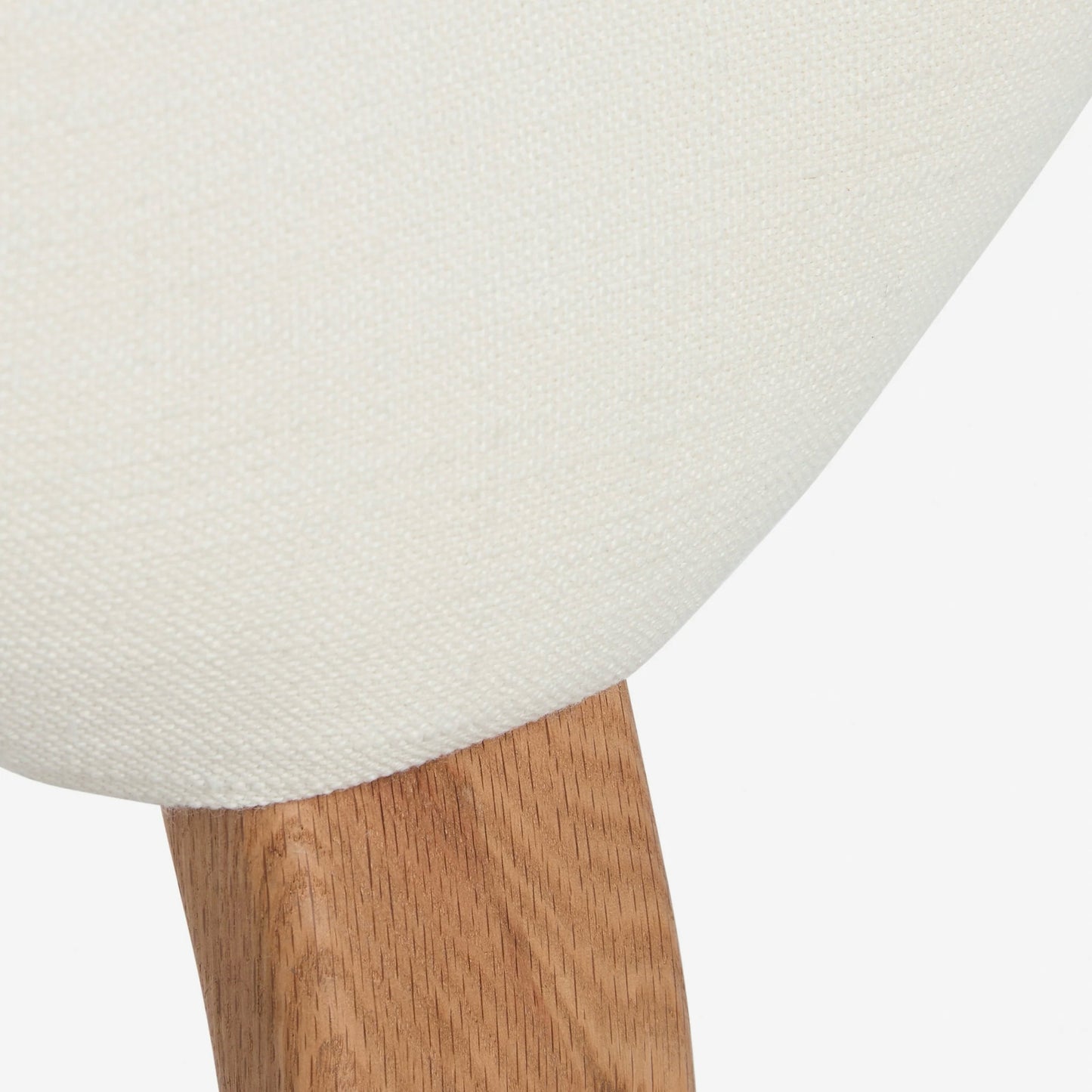 PAIR of Fontaine Dining Chairs by Aimee Song, Ivory Linen, 19" W x 22" D x 33" H