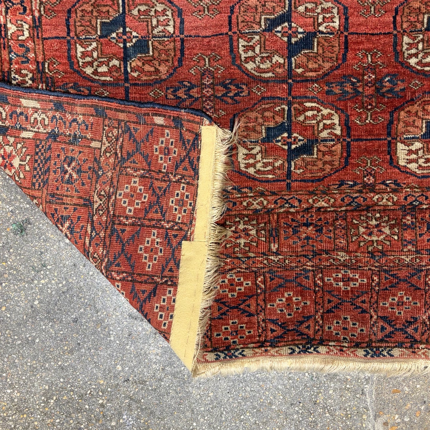 VTG Wool Rug, 41.5"W x 50"L