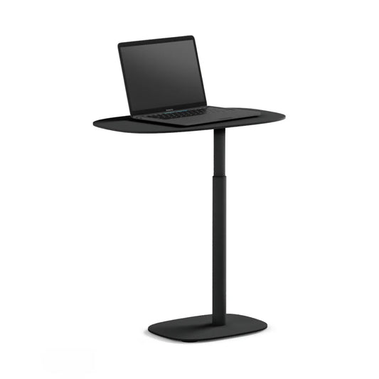 BDI Serif Lift Laptop Desk, 1045 PE - Pepper, 21.7" W x 12.8" D x 20.5 - 30.3" H
