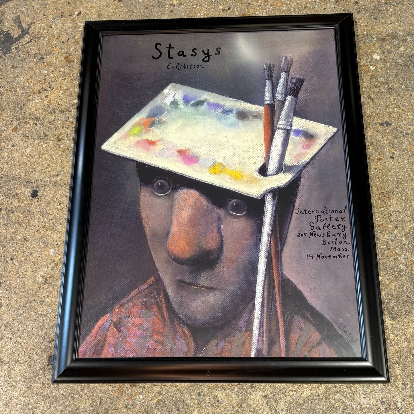 Stasys Exibition Poster 28.5" W x 1.5" D x 35.5" H