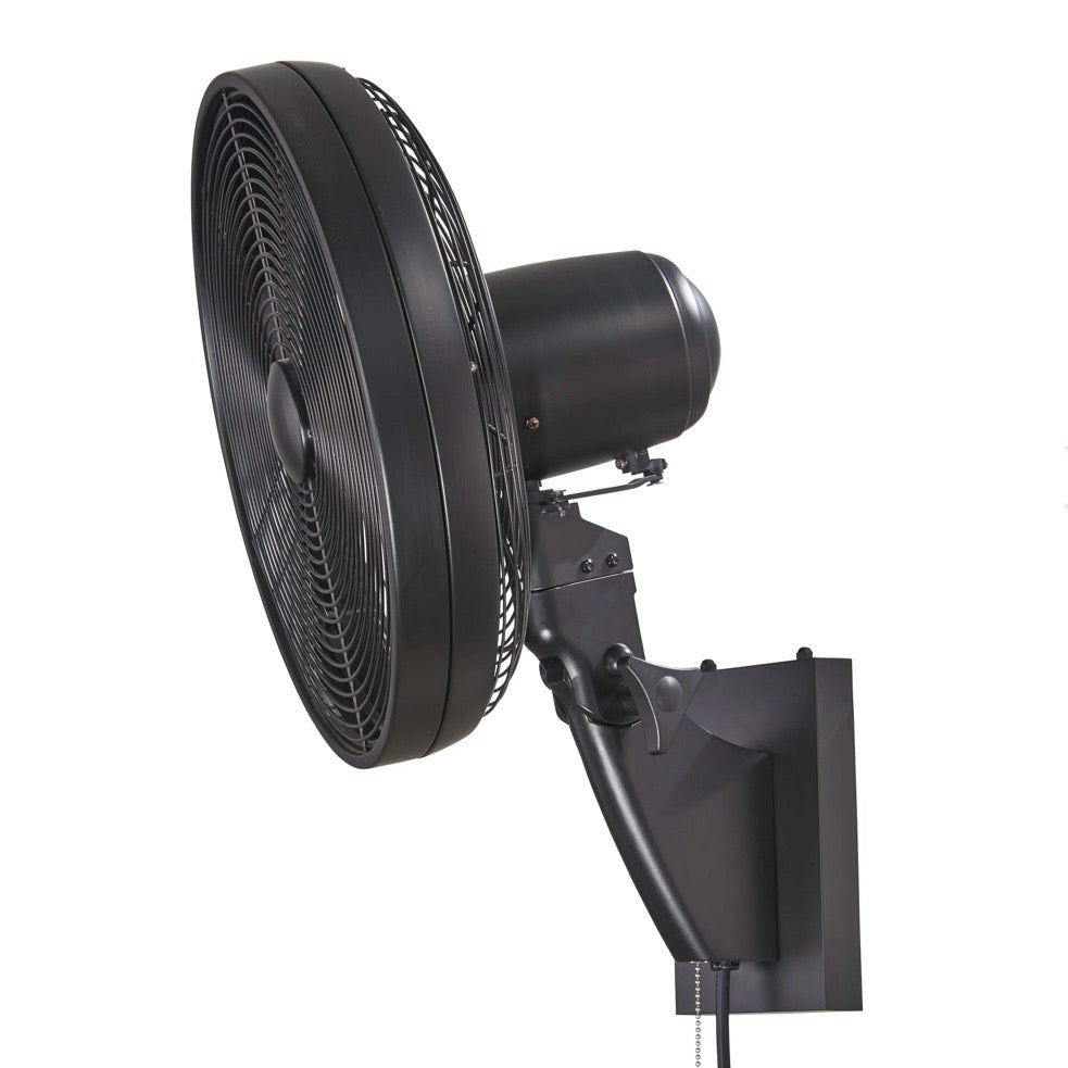 NEW Anywhere Outdoor Wall Mounted Fan, 15.5"W x 21"D x "H