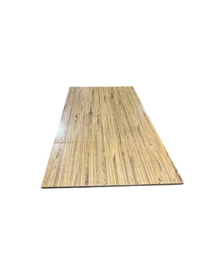 Vintage, Chrome, Laminate Dropleaf Table, 47"W x 30"D x 29"H