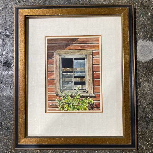Watercolor Window, 15"W x 18"H x 1.5"D